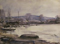 Schwanenwerder, 1922, Aquarell, 34 × 25,5 cm