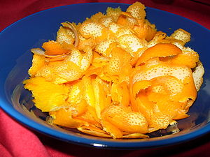 Glögg Recipe: orange peels