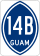 Guam Highway 14B marker