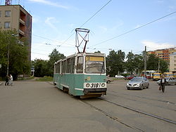 イヴァノヴォ市街（路面電車は2008年に廃止）