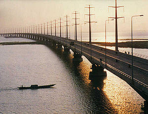 Bangabandhu-Brücke Jamuna-Mehrzweckbrücke যমুনা বহুমুখী সেতু
