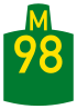 Metropolitan route M98 shield