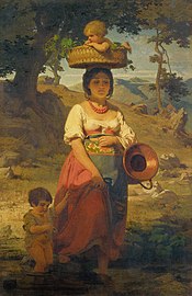 Itaallanna lastega ojal, 1862, EKM