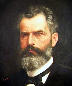 Портрет работы Энрике Эчанди[исп.], ок. 1900 года