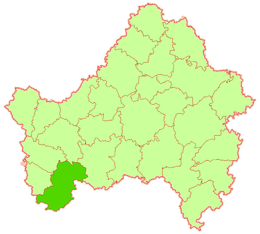 Klimovskij rajon – Mappa