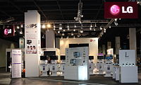 Stand van LG Group in 2012