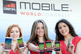 Technische Neuheiten auf der Messe für mobile Geräte in Barcelona