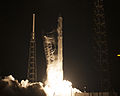 Štart nosnej rakety Falcon 9 v1.1 s kozmickou loďou Dragon