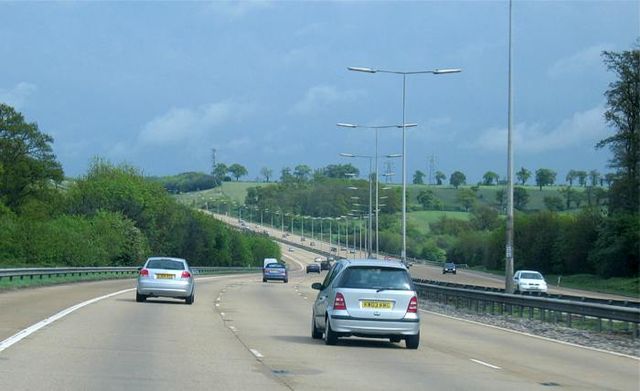 A section of M25 motorway