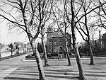 Hoek Sint Pieterskade / Prins Bisschopsingel, 1956