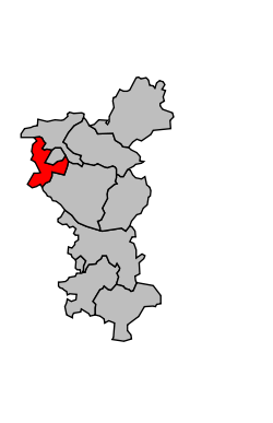 Кантон на карте департамента Шаранта