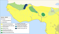 Map of livelihood distributions in 200 CE Western Africa