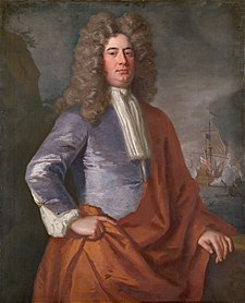 Portrét kontradmirála Matthewa Aylmera (1693, Godfrey Kneller, National Maritime Museum, Greenwich)