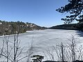 Frozen Lake Minnewaska, March 2021