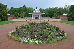 Puistoaluetta Moršynissä (Park kurotnyi).