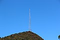 Mount Pisgah summit, with radio tower