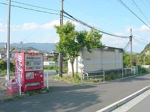 務田車站外貌，2010年5月25日攝