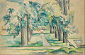 Allée des Marronniers au „Jas de Bouffan” (Alee de castani la „Jas de Bouffan”), de Paul Cézanne, 1884/1887