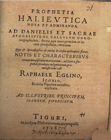 Prophetia Halieutica nova et admiranda, verko publikigita en 1598