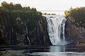 Montmorency Falls near Québec City, Québec.
