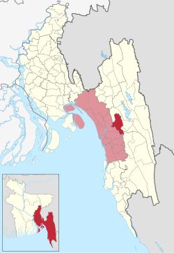 Location of Rangunia