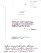 Письмо Рейгана от 13 июля 1985 г., завершающее действие 25-й поправки