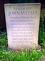 "Remember John Wesley", Wroot, preto de Epworth.