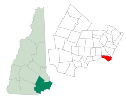 Location in Rockingham County, New Hampshire