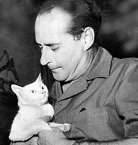Росселлини с кошкой (1951)