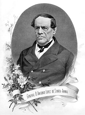 English: Antonio López de Santa Anna