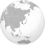 Южная Корея (орфографическая проекция) .svg