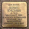 Stolperstein Malchow Lange Straße 43 Richard Schlomann