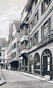 La rue en 1911.