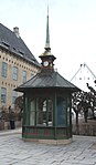 Den bevarade tornkiosken på Norsk Folkemuseum, flyttad från Thomas Heftyes plass