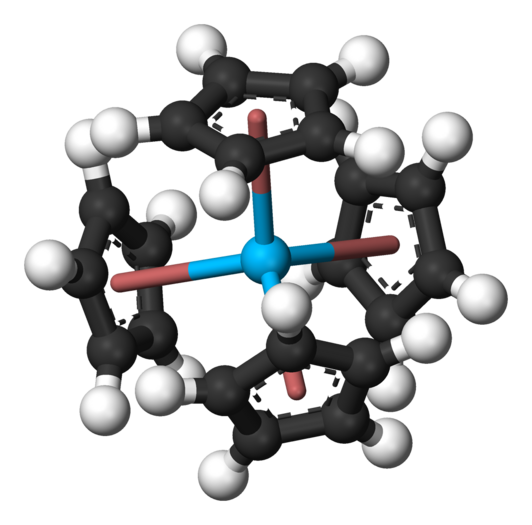 Tetrakis(ciclopentadienil)tori(IV), un compost organoactínid