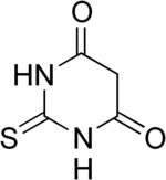 Strukturformel von Thiobarbitursäure