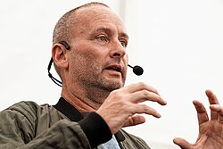 Boberg at Literaturexchange Festival in Aarhus, Denmark, 2019