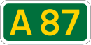 A87 road