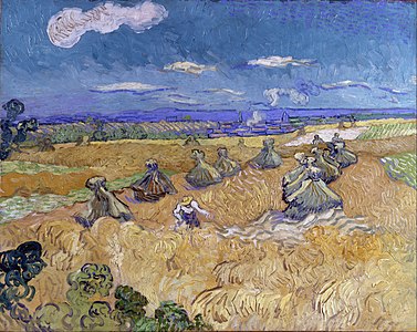 Wheat Stacks with Reaper, 1890, Toledo Museum of Art, Toledo, Ohio (F559)