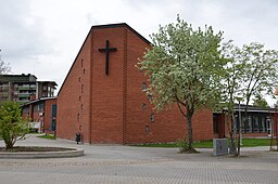 Klockargårdens kyrka. Maj 2012.