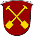 Wappen Rollshausen (Lohra) - gleicher Ortsnamen und gleiche Wappenfigur - sehr selten sowas