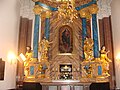 Capilla Rococó de la Inmaculada con efigie de la Virgen María.