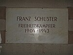 Franz Schuster – Gedenktafel