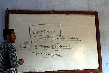 Wikipedia program at Rajbiraj Model Campus