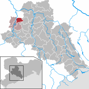 Poziția Zettlitz pe harta districtului Mittelsachsen