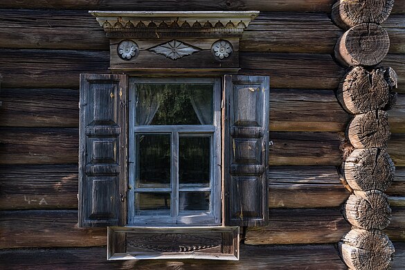 373. Дом Липатова из с. Журавлево Макарьевского района, Кострома Автор — Елена Нечипоренко