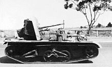 An Australian 2 pounder anti-tank gun carrier (AWM 134672)