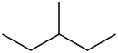 Struktuurformule van 3-Metielpentaan[1]