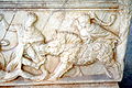 7763 - Piraeus Arch. Museum, Athens - Sarcophagus with Calydonian Boar hunt - Photo by Giovanni Dall'Ort.jpg