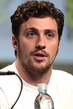 Aaron Taylor-Johnson received the Golden Globe award for best supporting actor in Nocturnal Animals. Aaron Taylor-Johnson SDCC 2014 (cropped).jpg